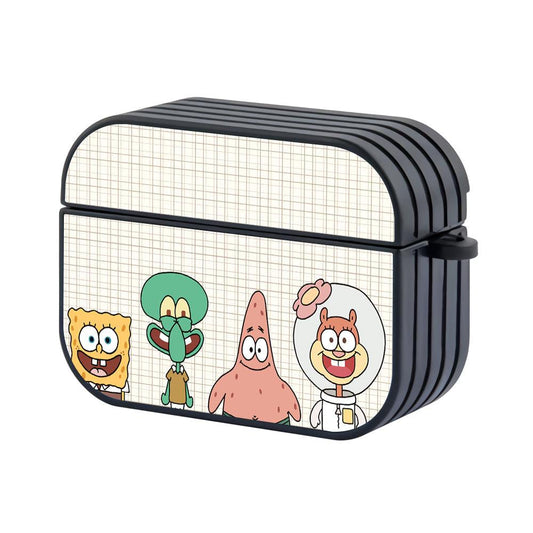 Spongebobs Smile from Deep Sea Hard Plastic Case Cover For Apple Airpods Pro 3-Xtracase