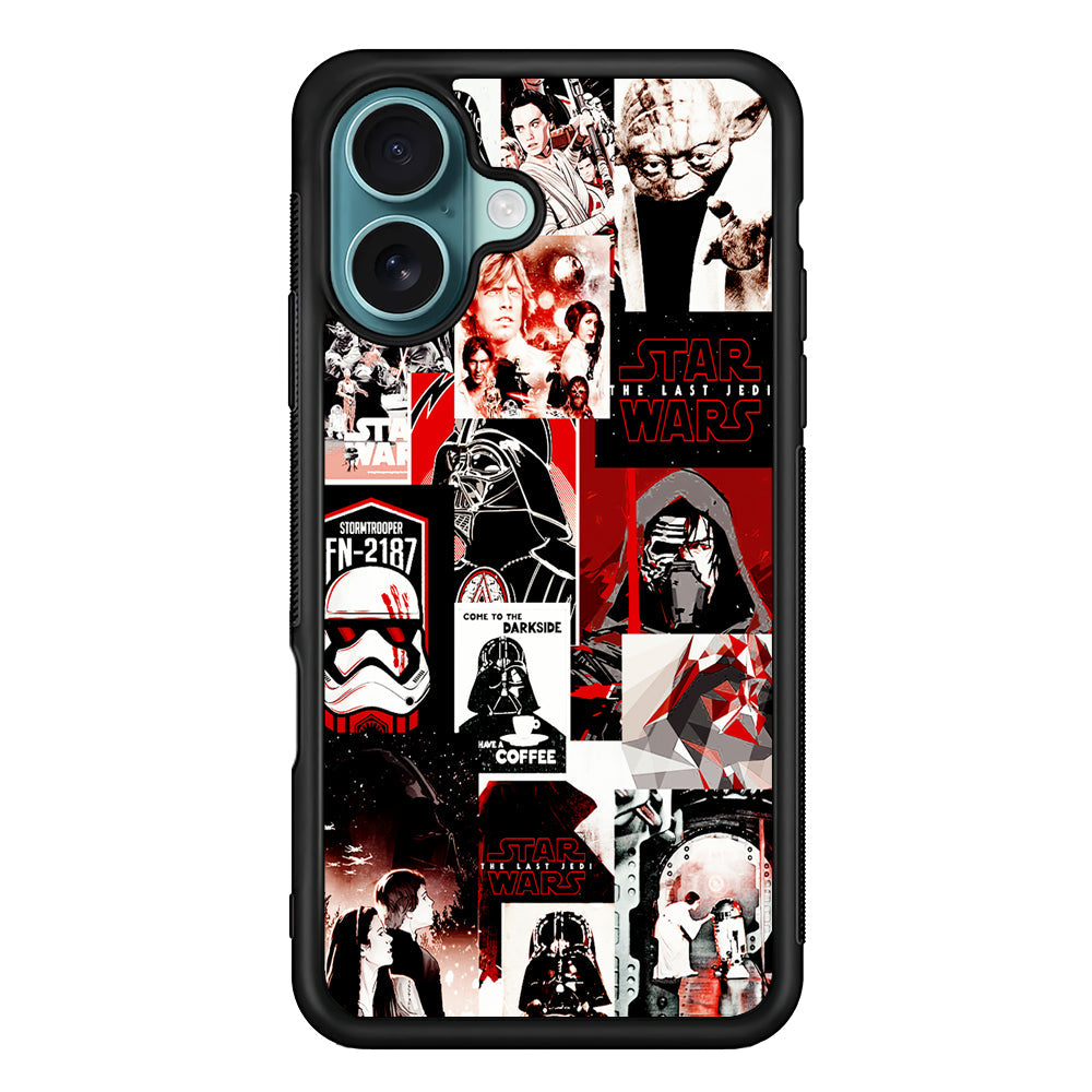 Star Wars Aesthetic Collage iPhone 16 Plus Case - Xtracase
