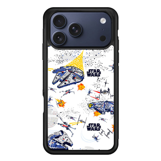 Star Wars Aircraft on Galaxy iPhone 17 Pro Max Case - Xtracase