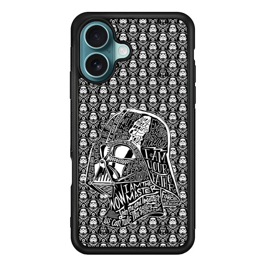 Star Wars Dart Vader Pattern iPhone 16 Case - Xtracase