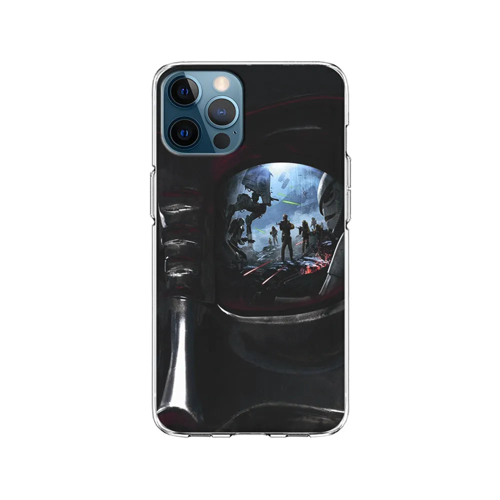 Star Wars Darth Vader Eye iPhone 13 Pro Max Case-Clear Soft Case-Xtracase