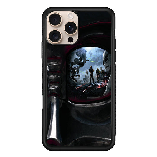 Star Wars Dart Vader Pattern iPhone 16 Pro Max Case - iPhone 16 Pro Max
