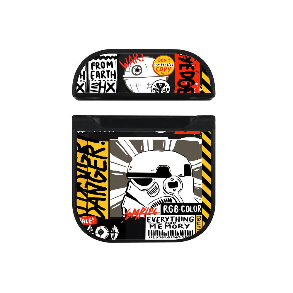 Star Wars Freestyle Collage Hard Plastic Case Cover For Apple Airpods-Xtracase