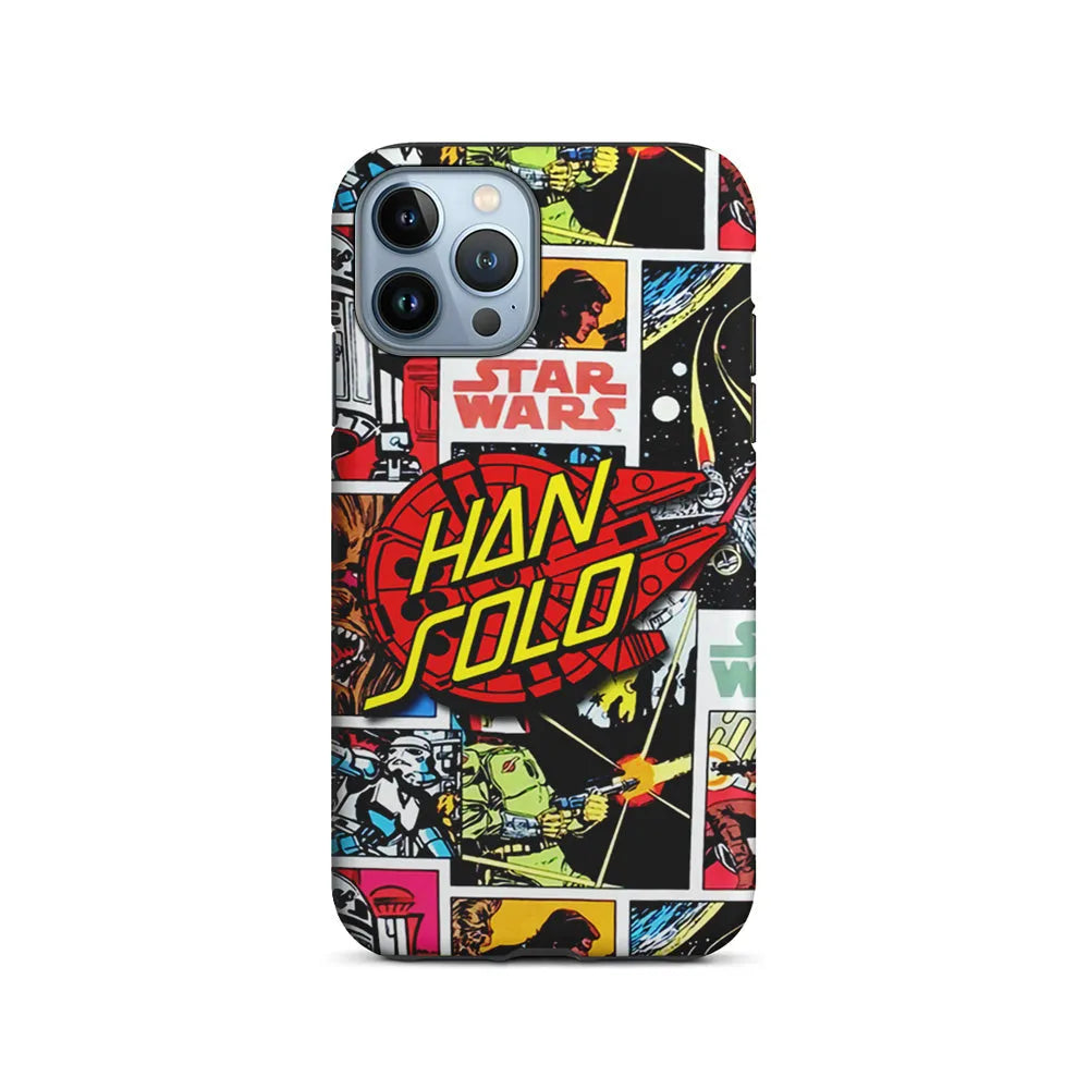 Star Wars Han Solo Sign iPhone 13 Pro Case-2 in 1 Tough Case-Xtracase