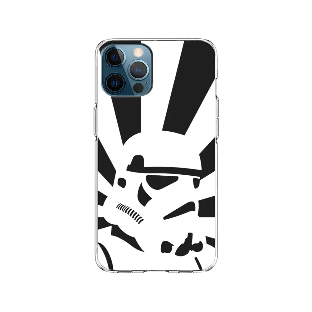 Star Wars Stormtrooper Black White iPhone 13 Pro Case-Clear Soft Case-Xtracase