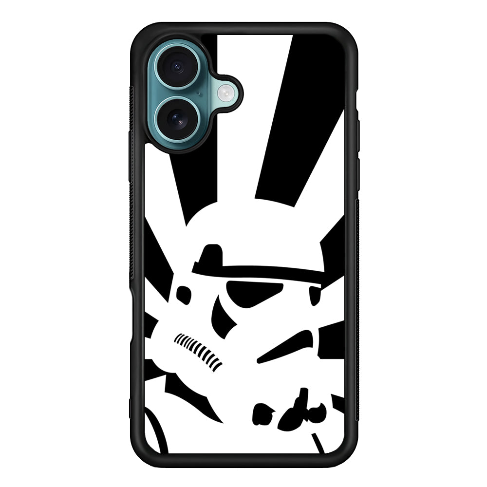 Star Wars Stormtrooper Black White iPhone 16 Plus Case - Xtracase