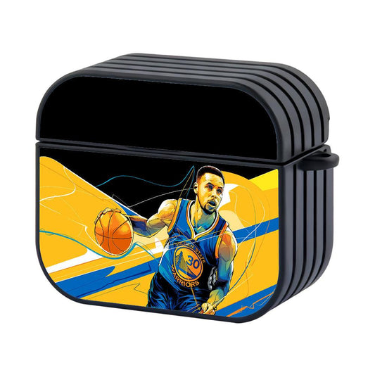 Stephen Curry Art Golden State Hard Plastic Case Cover For Apple Airpods 4-Xtracase