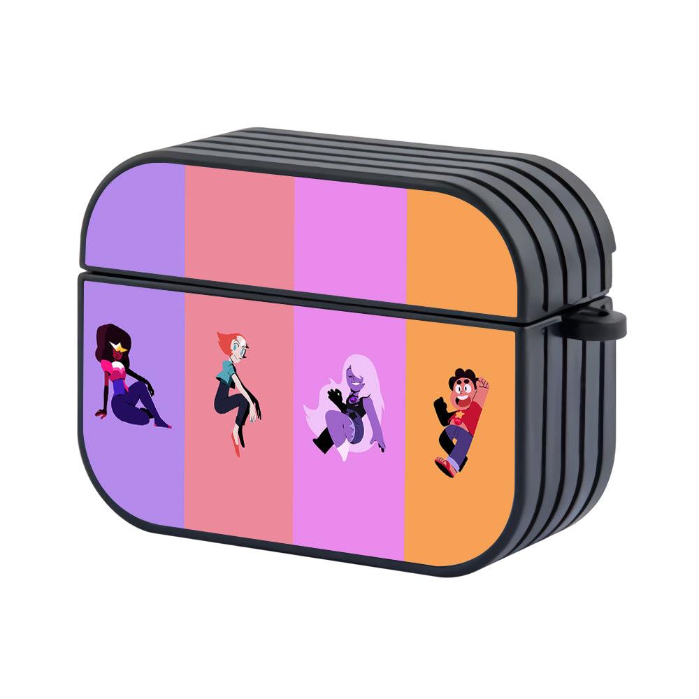 Steven Universe Color Block of Aura Apple Airpods Pro 3 Case-Xtracase