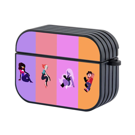 Steven Universe Color Block of Aura Apple Airpods Pro 2 Case-Xtracase