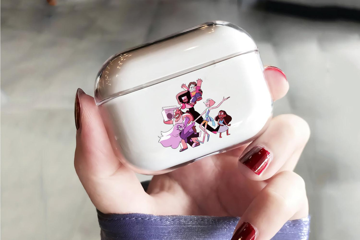 Steven Universe Dancing on The Floor Protective Clear Case Cover For Apple Airpod Pro 2-Xtracase