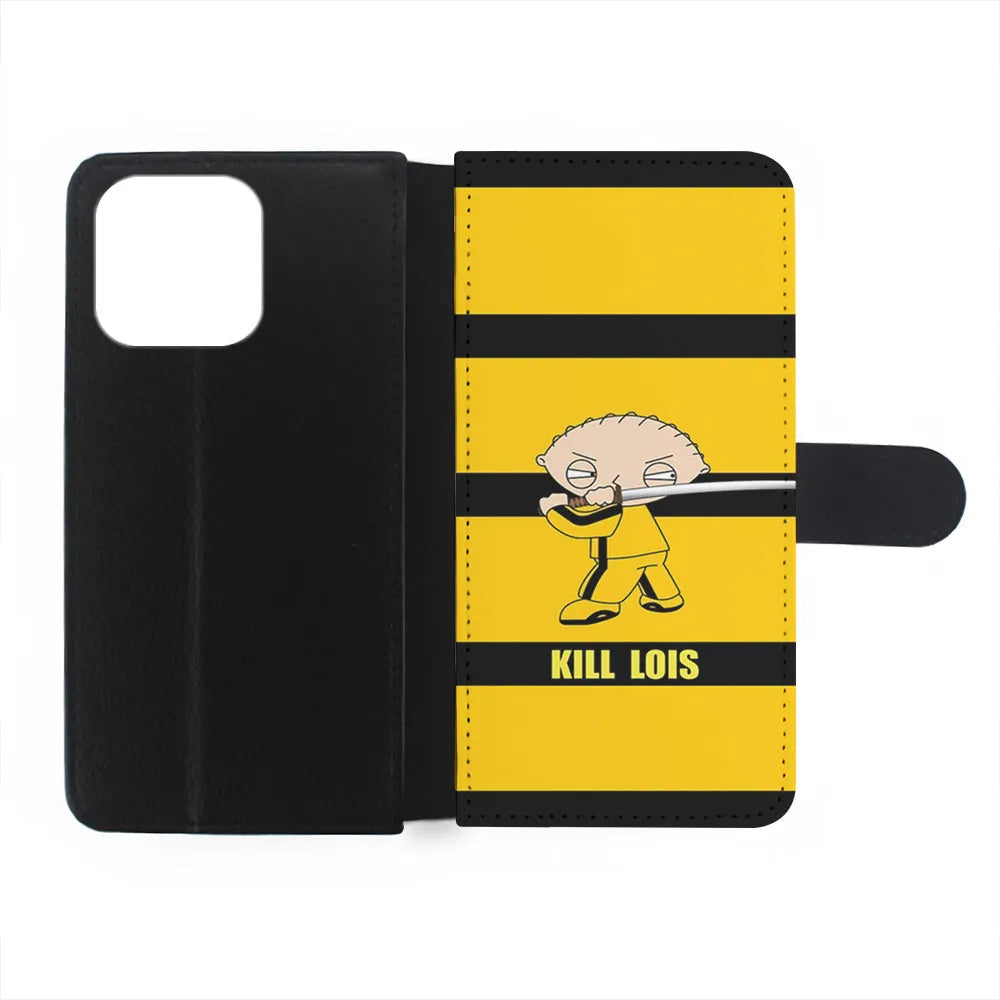 Stewie Kills Lois Family Guy iPhone 13 Pro Case-Flip Wallet Case-Xtracase
