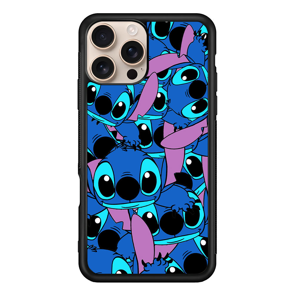 Stitch Blue Cute iPhone 16 Pro Max Case - iPhone 16 Pro Max