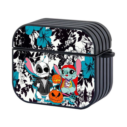 Stitch Bluish Costum for Halloween Hard Plastic Case Cover For Apple Airpods 4-Xtracase