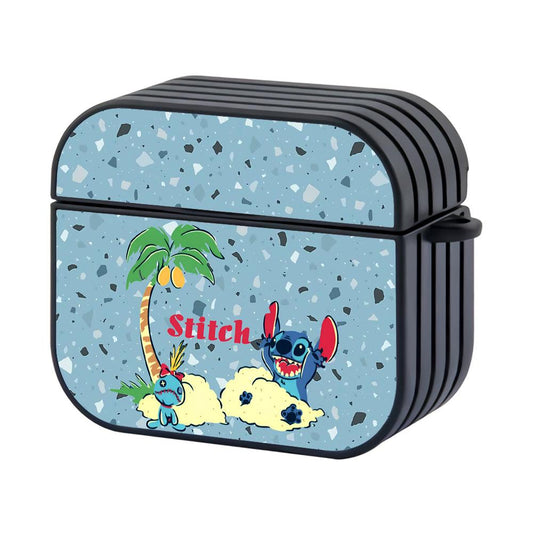 Stitch Dust of Cheeriness Hard Plastic Case Cover For Apple Airpods 4-Xtracase