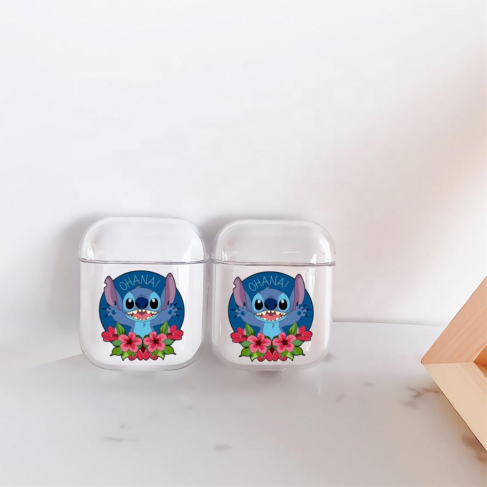 Stitch Ohana Protective Clear Case Cover For Apple Airpods-Xtracase