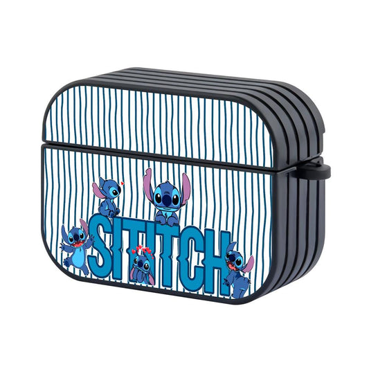 Stitch Smile Over The Day Hard Plastic Case Cover For Apple Airpods Pro 3-Xtracase
