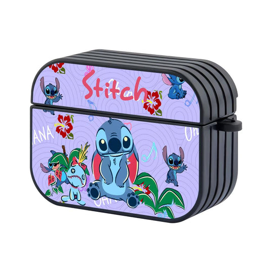 Stitch With the Straw Dolls Hard Plastic Case Cover For Apple Airpods Pro-Xtracase
