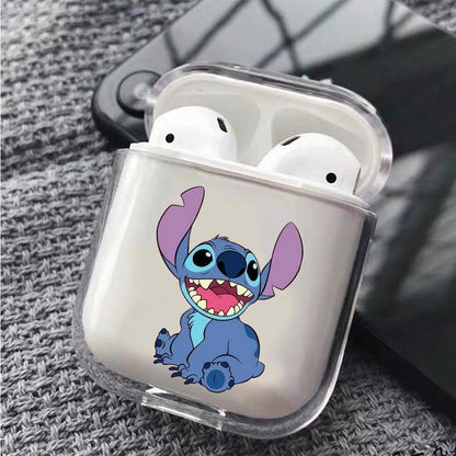 Stitch Smiled Apple Airpods Clear Case-Xtracase