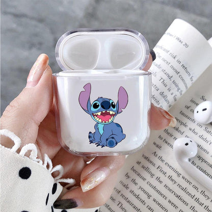 Stitch Smiled Apple Airpods Clear Case-Xtracase