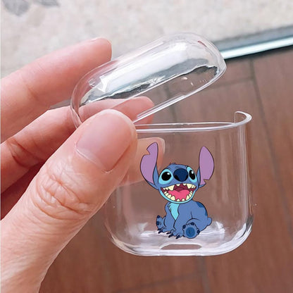 Stitch Smiled Apple Airpods Clear Case-Xtracase