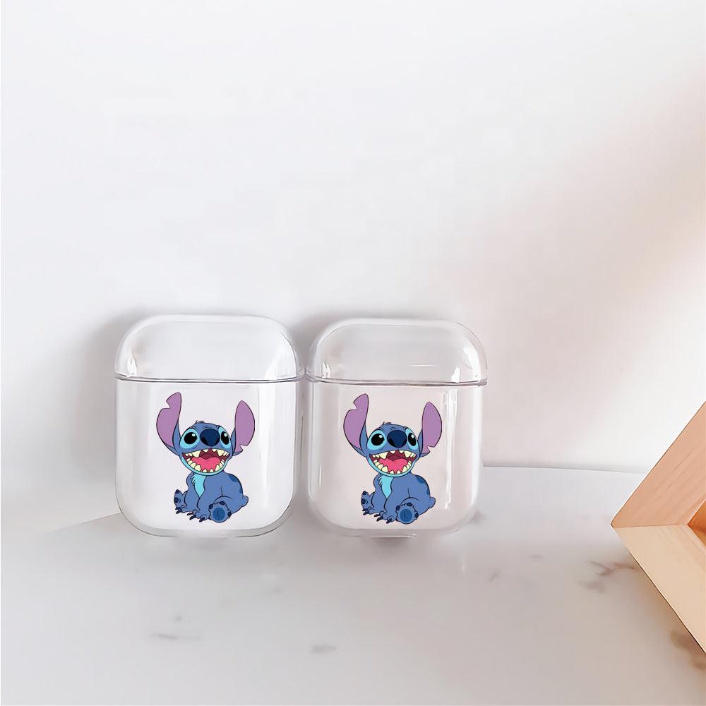 Stitch Smiled Apple Airpods Clear Case-Xtracase