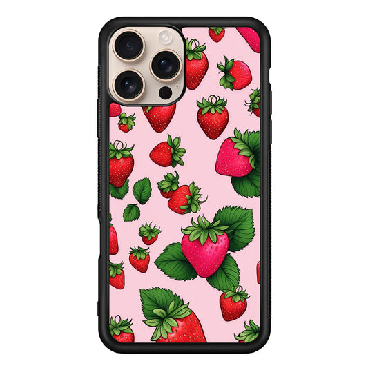 Strawberry Summer Fruit iPhone 16 Pro Case - iPhone 16 Pro