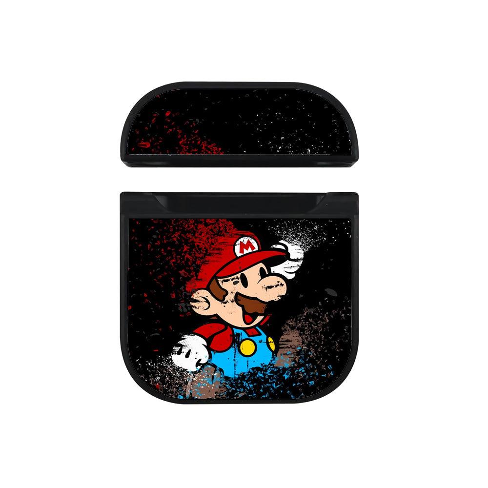 Super Mario Pixel Art Hard Plastic Case Cover For Apple Airpods-Xtracase
