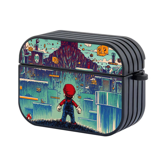 Super Mario The Struggle Is Not Over Hard Plastic Case Cover For Apple Airpods Pro 3-Xtracase