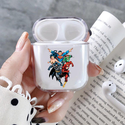Superhero Comic Protective Clear Case Cover For Apple Airpods-Xtracase