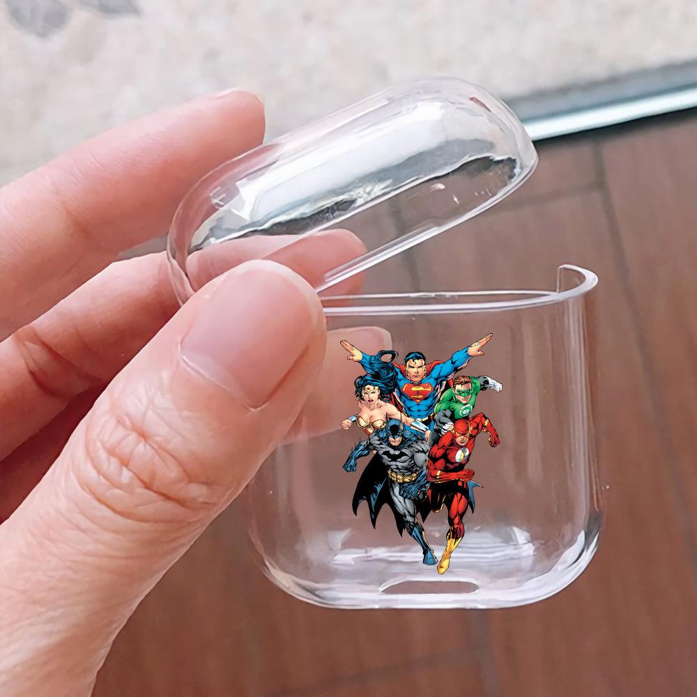 Superhero Comic Protective Clear Case Cover For Apple Airpods-Xtracase