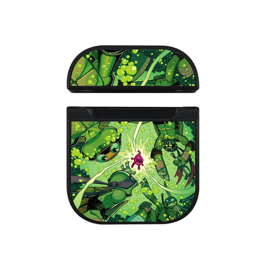 TMNT Dive into The Aquatic Dimension Hard Plastic Case Cover For Apple Airpods-Xtracase