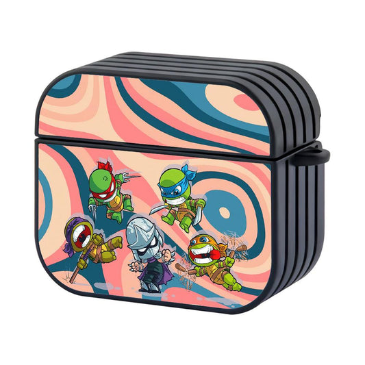 TMNT Mix Strike Hard Plastic Case Cover For Apple Airpods 3-Xtracase