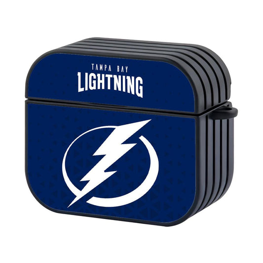 Tampa Bay Lightning NHL Patern of Triangle Apple Airpods 4 Case-Xtracase