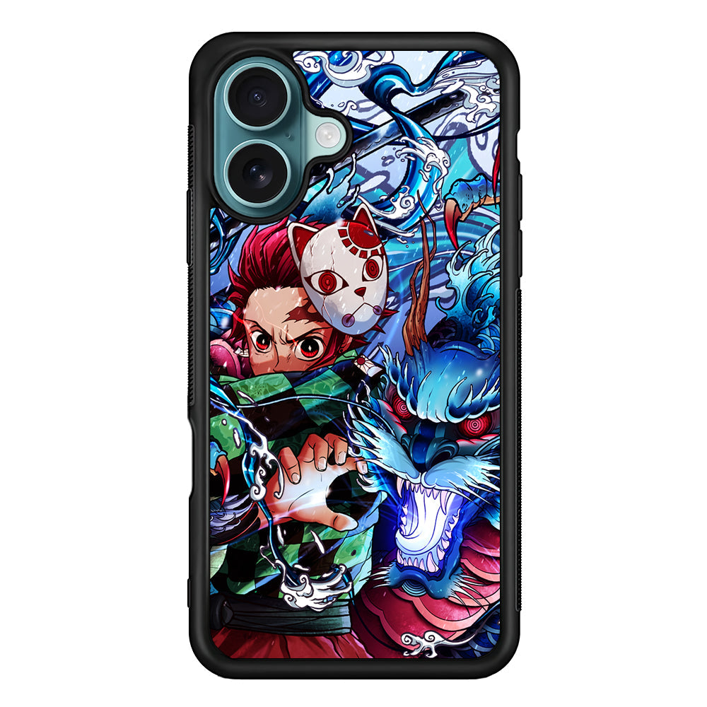Tanjiro Kamado Kimetsu No Yaiba iPhone 16 Plus Case - Xtracase