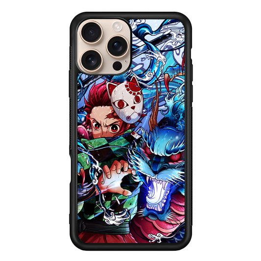 Tanjiro Kamado Kimetsu No Yaiba iPhone 16 Pro Case - iPhone 16 Pro