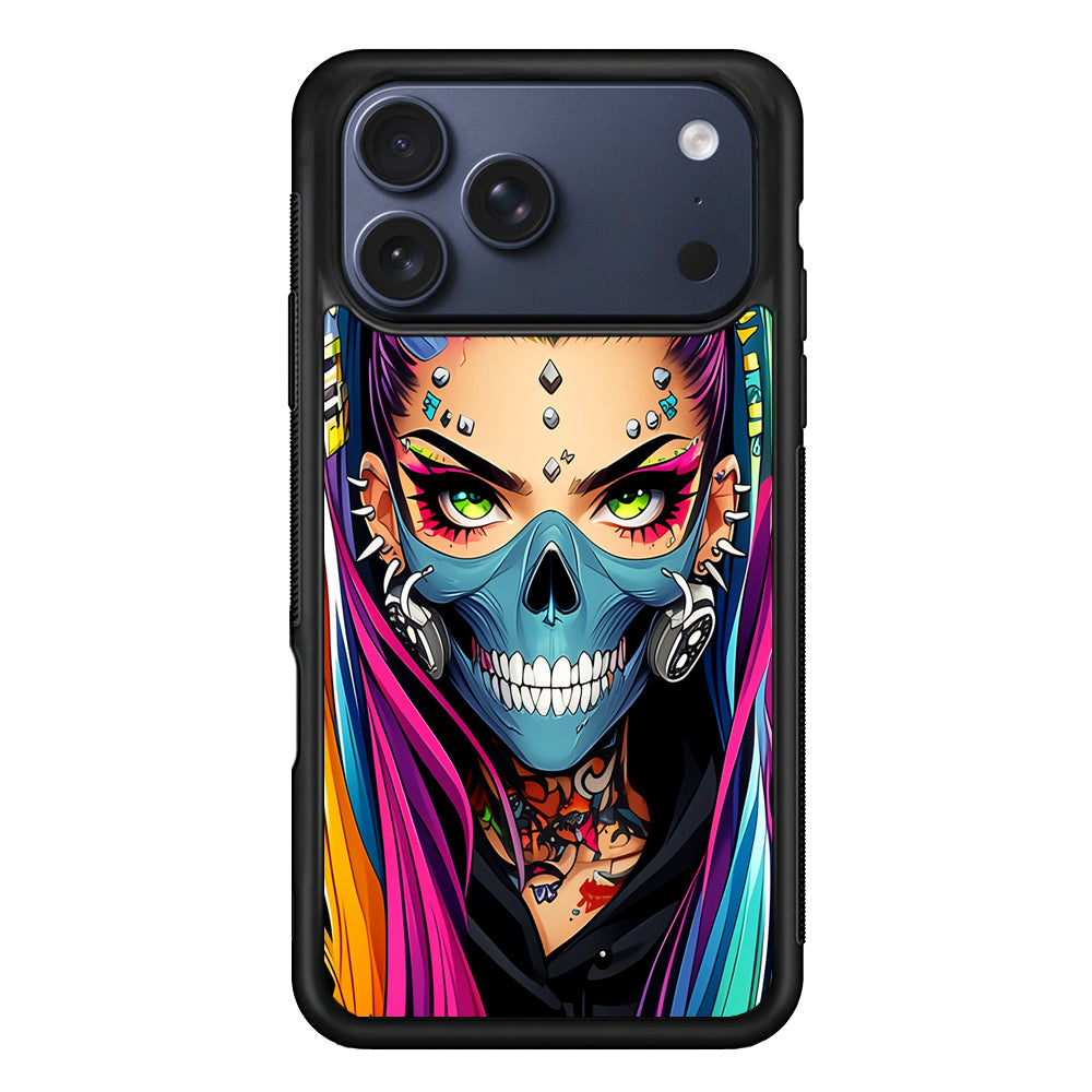 Tattooed Girl with Mask iPhone 17 Pro Max Case - Xtracase