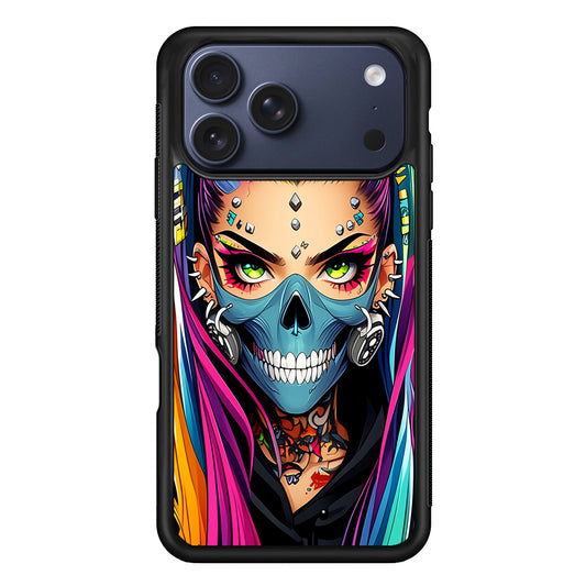 Tattooed Girl with Mask iPhone 17 Pro Max Case - Xtracase