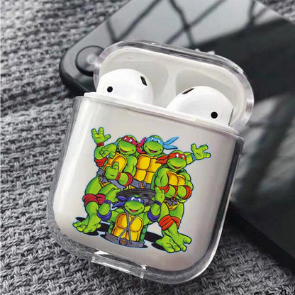 Teenage Mutant Ninja Turtles Protective Clear Case Cover For Apple Airpods-Xtracase