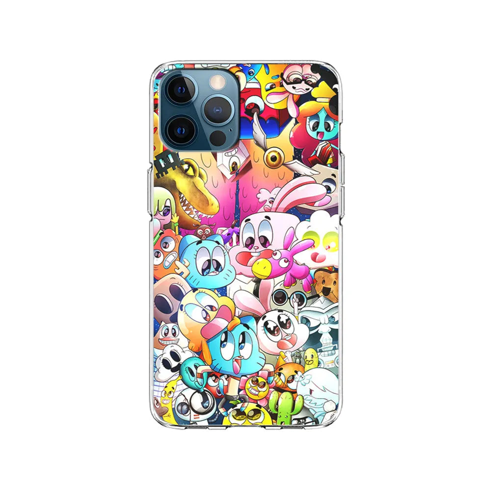 The Amazing World Of Gumball iPhone 13 Pro Max Case-Clear Soft Case-Xtracase