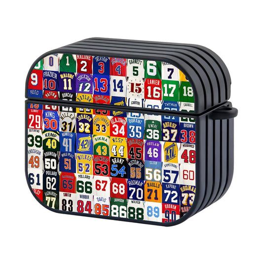 The Best Players Number NBA Legend Hard Plastic Case Cover For Apple Airpods 4-Xtracase