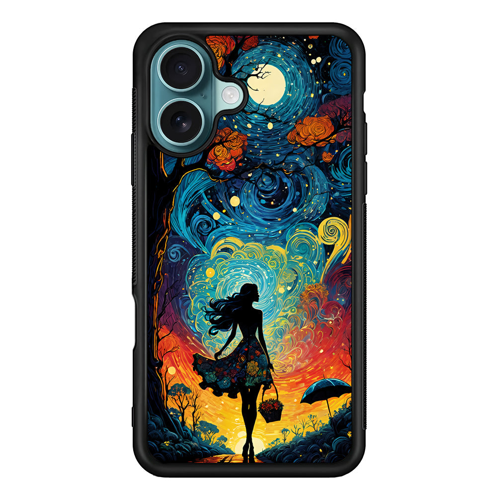 The Girl with The Moon iPhone 16 Plus Case - Xtracase