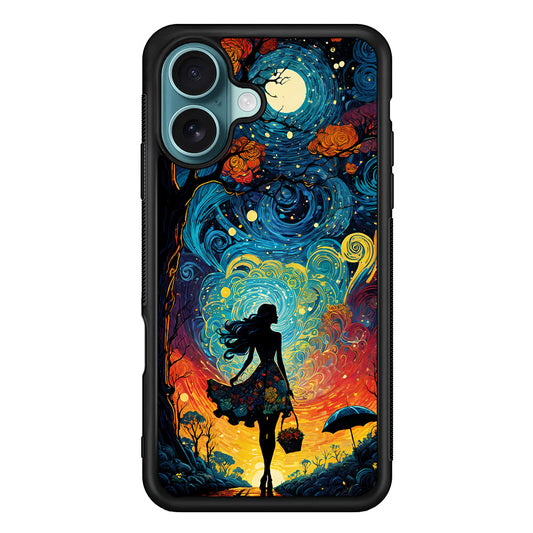 The Girl with The Moon iPhone 16 Plus Case - Xtracase
