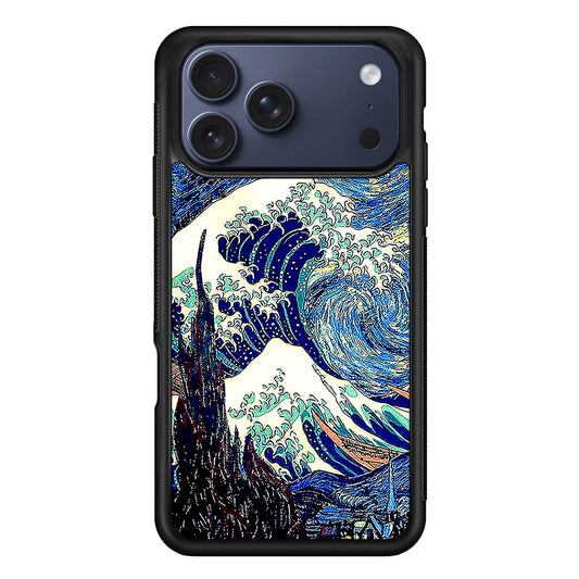 The Great Wave The Starry Night iPhone 17 Pro Max Case - Xtracase