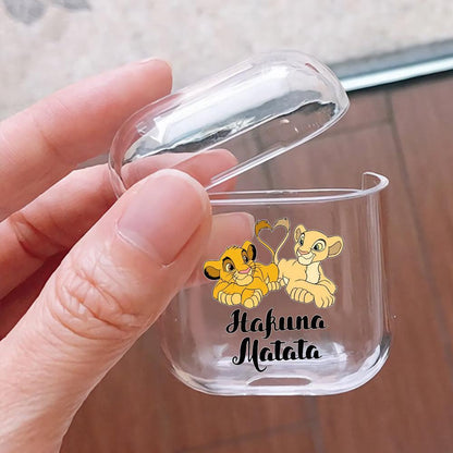 The Lion King Hakuna Matata Protective Clear Case Cover For Apple Airpods-Xtracase