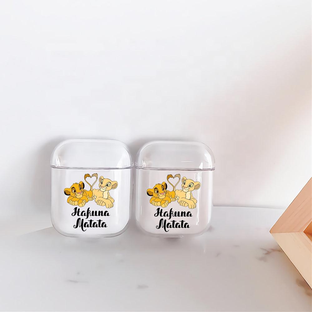 The Lion King Hakuna Matata Protective Clear Case Cover For Apple Airpods-Xtracase