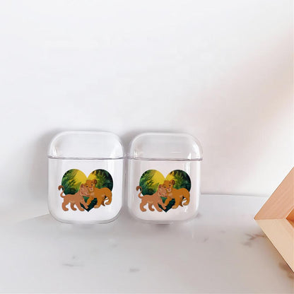 The Lion King Love Protective Clear Case Cover For Apple Airpods-Xtracase