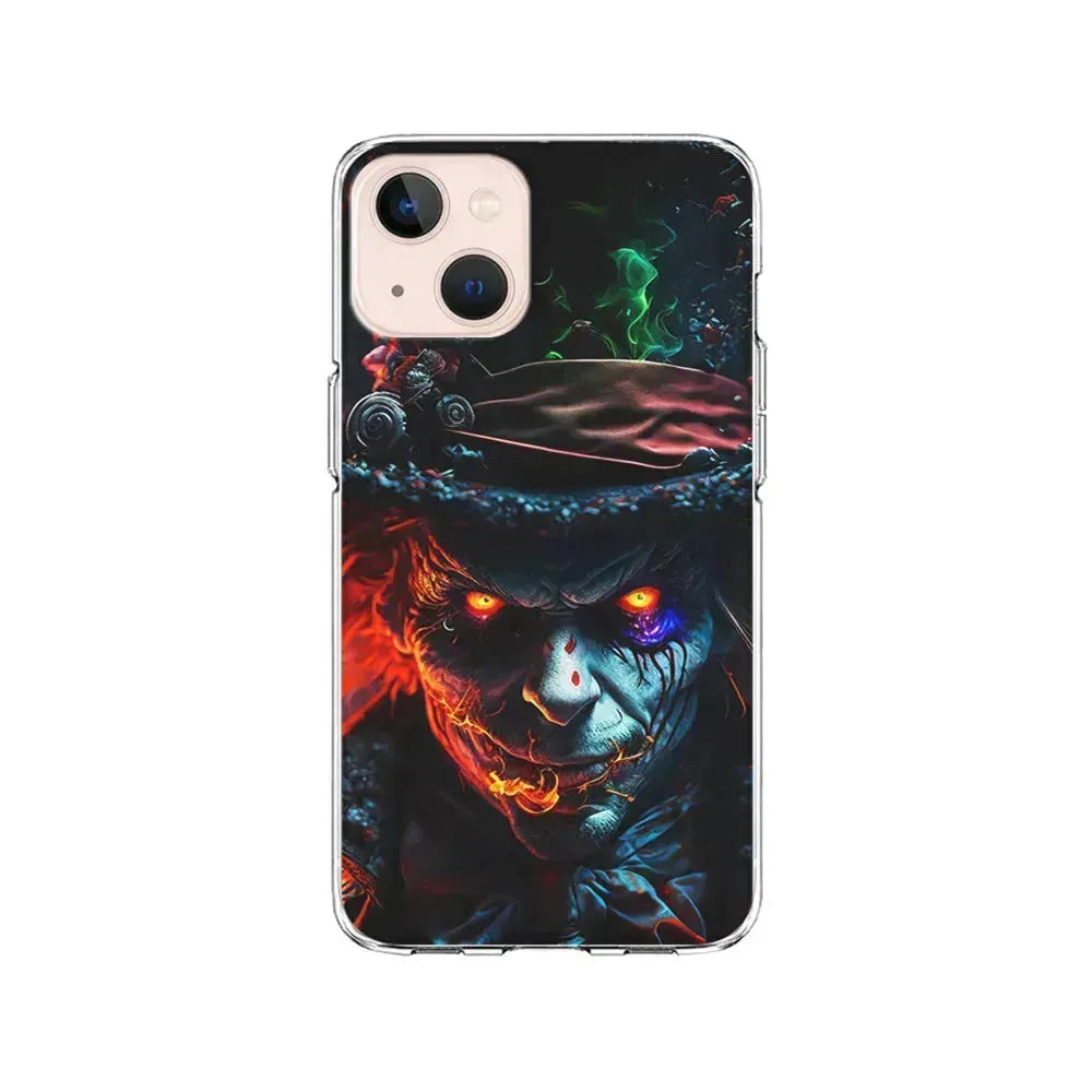 The Mad Hatter Alice in Wonderland iPhone 13 Mini Case-Clear Soft Case-Xtracase