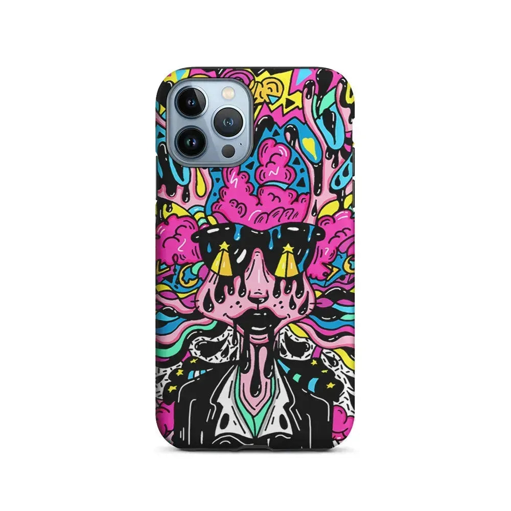 The Melted Lady Graffiti iPhone 15 Pro Max Case-2 in 1 Tough Case-Xtracase