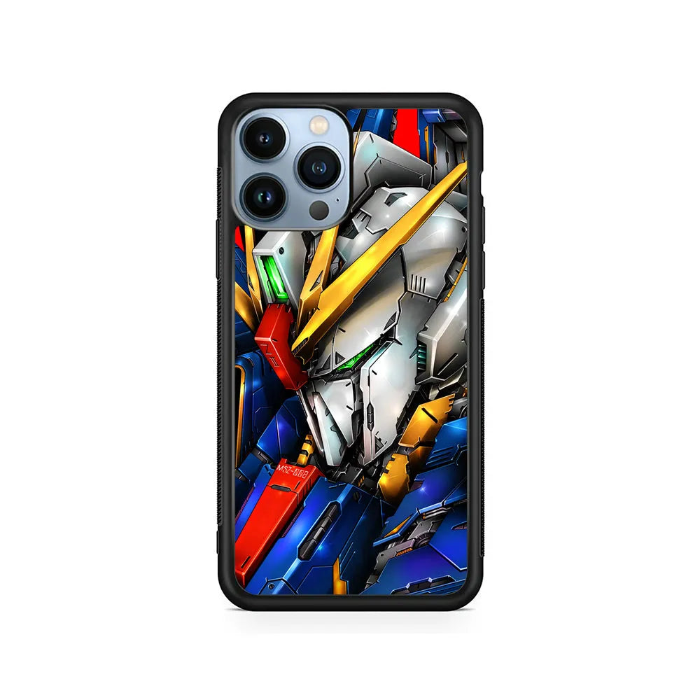 Gundam The Outside World iPhone 13 Pro Case-Rubber / Black (2D Case)-Xtracase