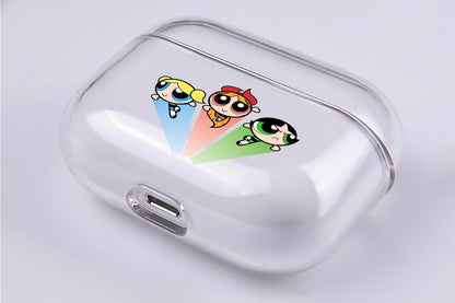 The Powerpuff Girls Protective Clear Case Cover For Apple Airpod Pro 3-Xtracase